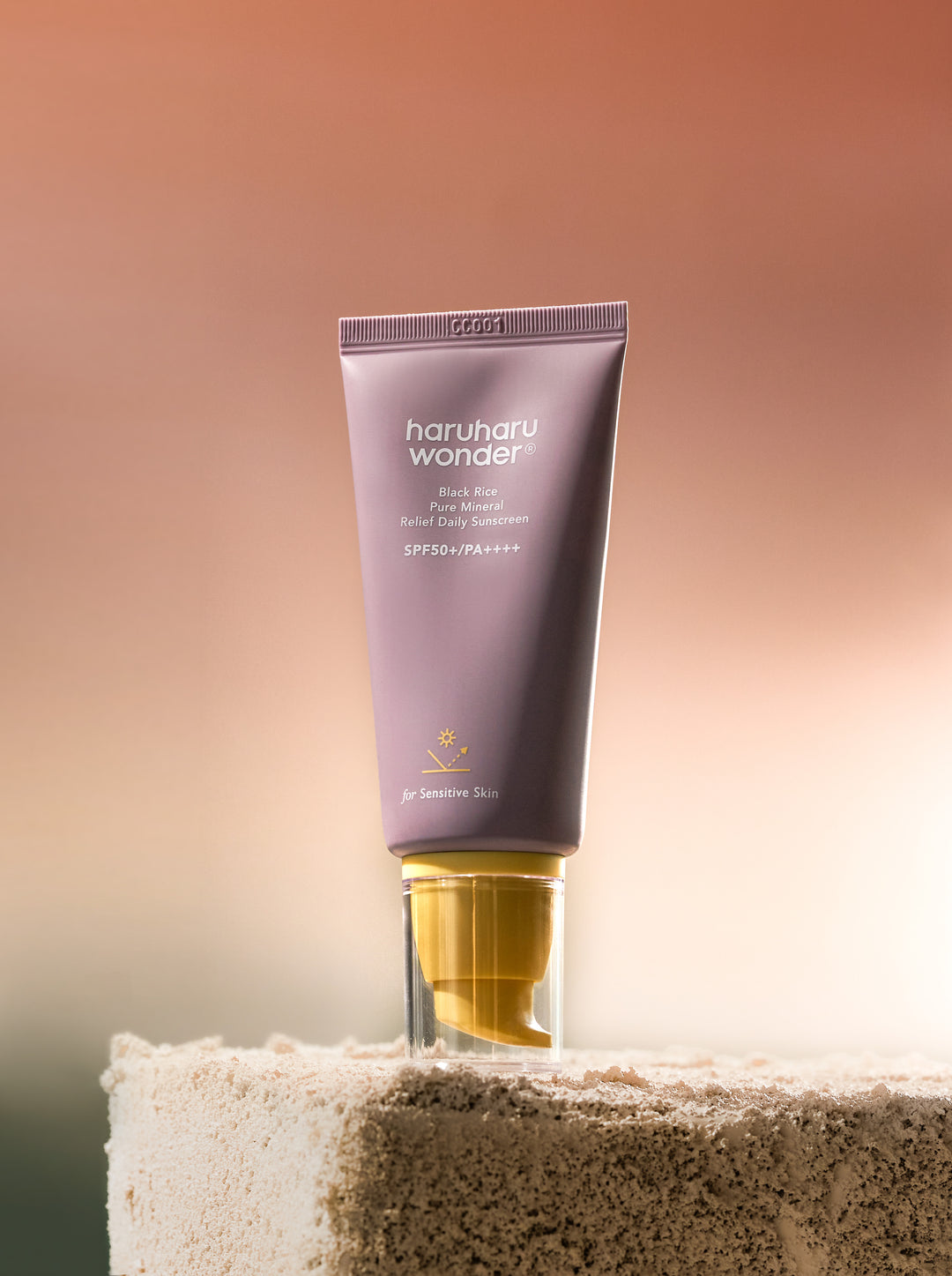 Haruharu wonder Black Rice Pure Mineral Relief Daily Sunscreen Unscented SPF50+