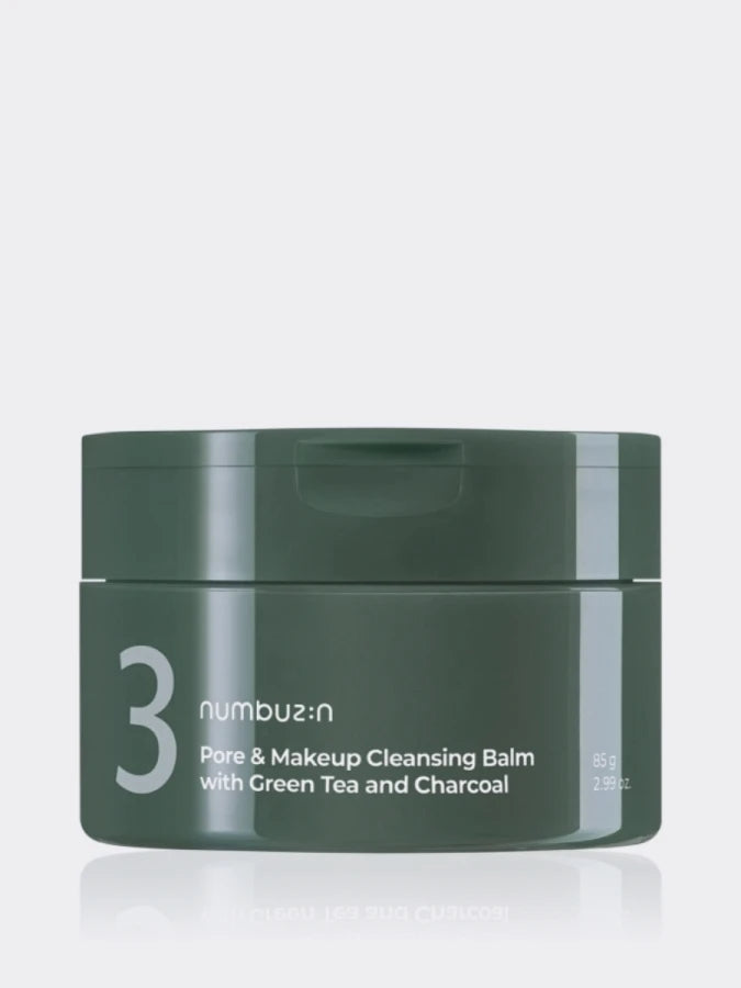 Numbuzin No.3 Pore & Makeup Cleansing Balm With Green Tea And Charcoal
