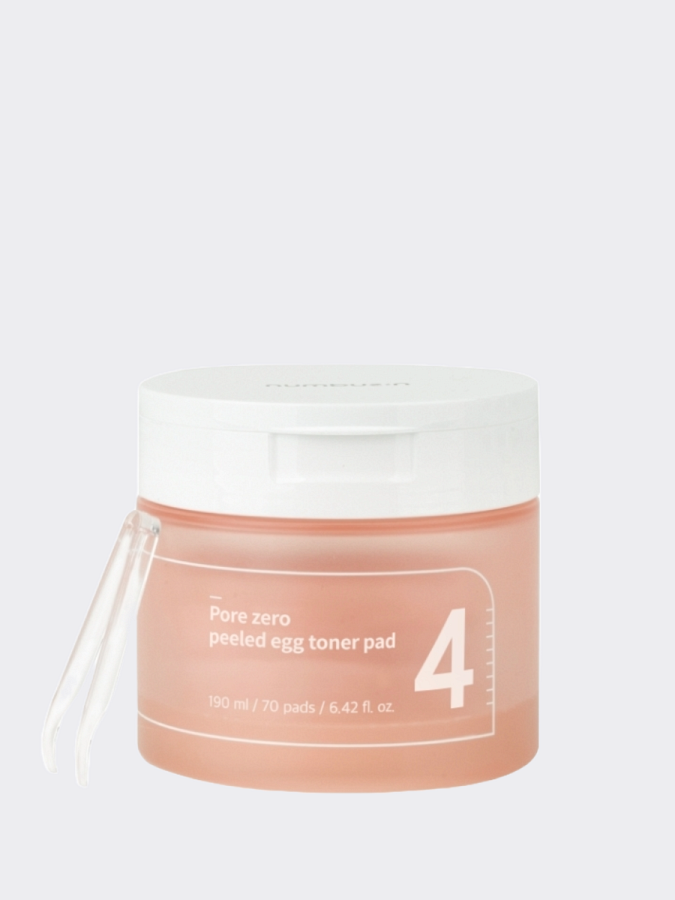 Numbuzin No.4 Pore Zero Peeled Egg Toner Pad