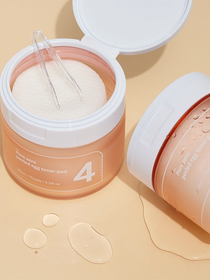 Numbuzin No.4 Pore Zero Peeled Egg Toner Pad