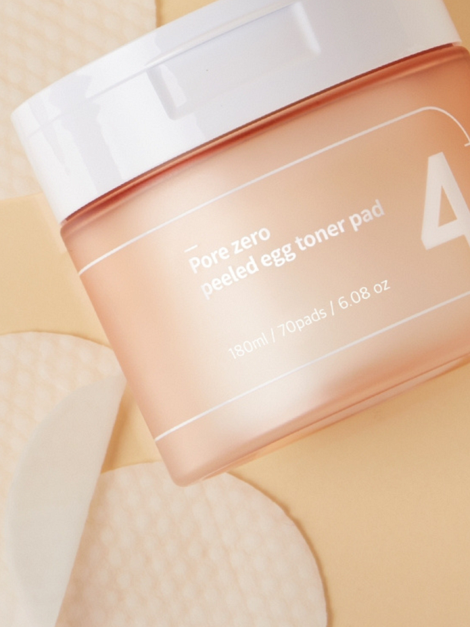 Numbuzin No.4 Pore Zero Peeled Egg Toner Pad