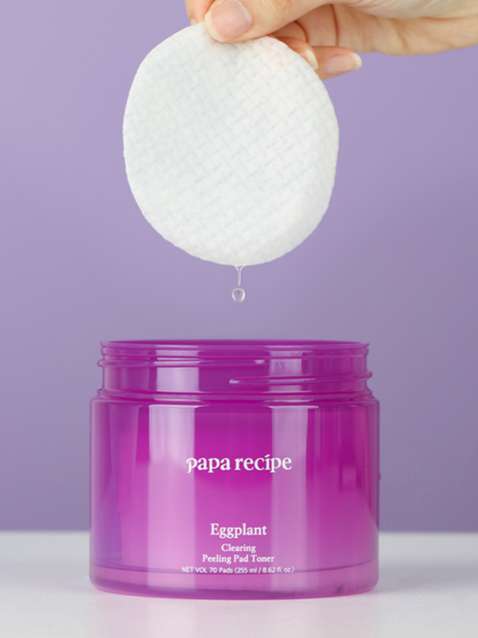 Paparecipe Eggplant Clearing Peeling Pad Toner