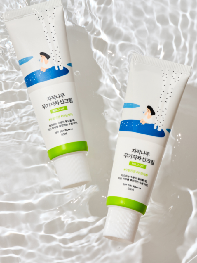 Roundlab Birch juice Moisturizing Mild-up Sunscreen SPF 50+ PA++++