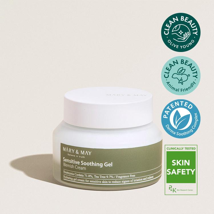 MARY&MAY Sensitive Soothing Gel Blemish Cream - 70ml