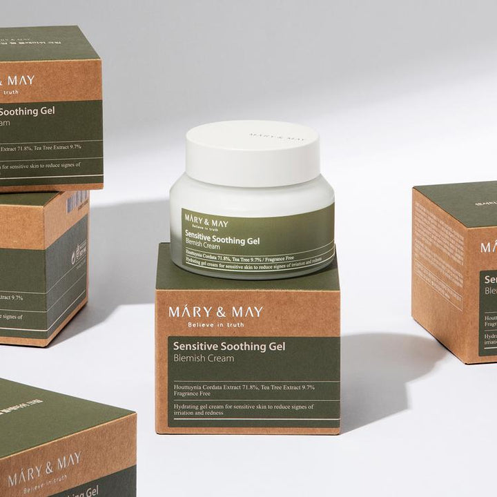 MARY&MAY Sensitive Soothing Gel Blemish Cream - 70ml