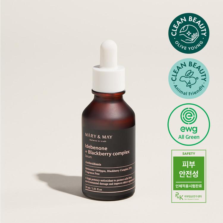 MARY&MAY Idebenone + Blackberry Complex Serum - 30ml