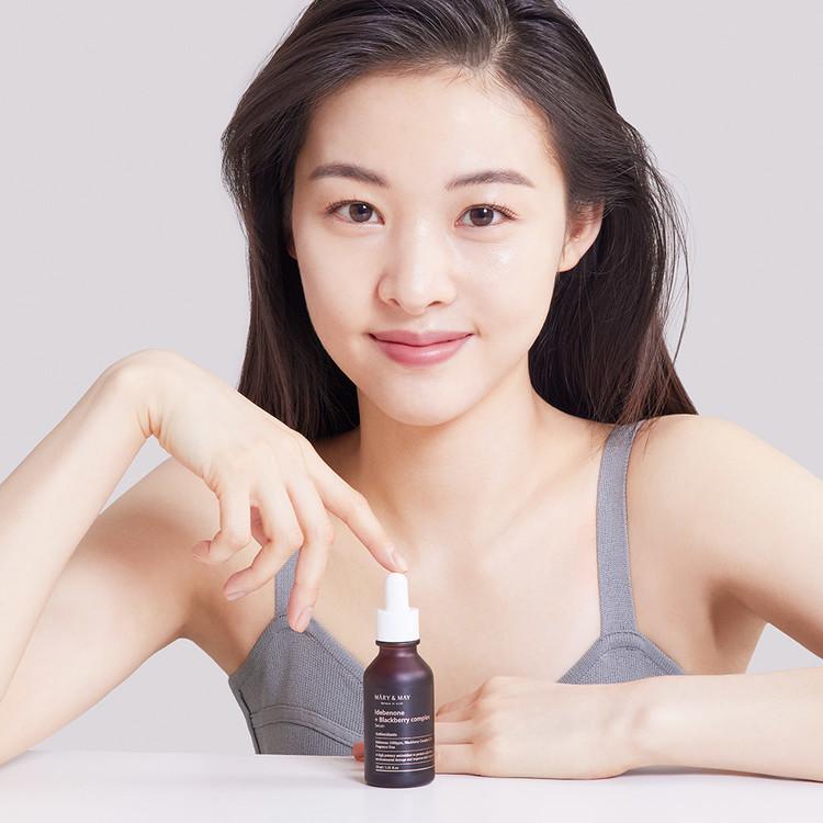 MARY&MAY Idebenone + Blackberry Complex Serum - 30ml