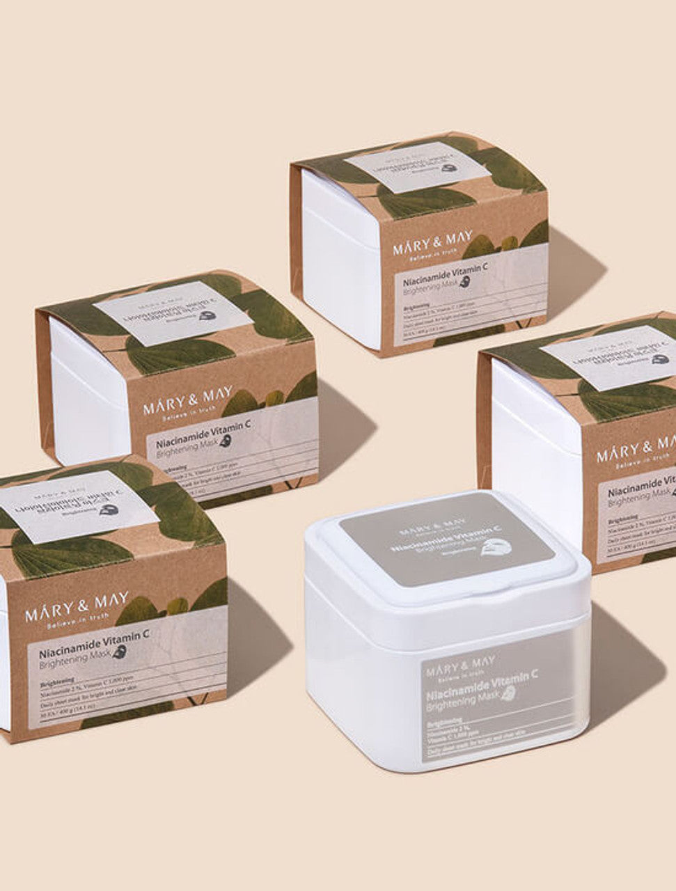 Mary & May - Niacinamide Vitamin C Brightening Mask Pack